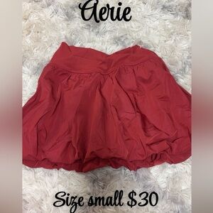 Elegant Red Women's Skirt